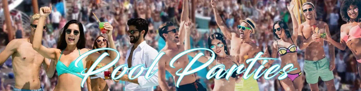 FantaSea clothing-optional pool party promotional banner