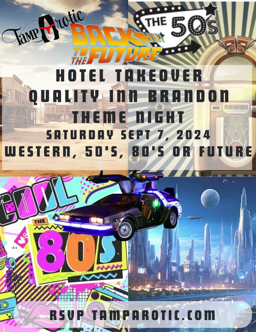 Flyer — TampArotic pool party.